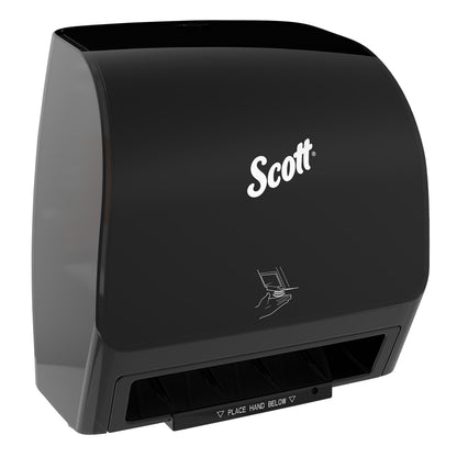 Scott Slimroll Towel Dispenser, Black, Automatic
