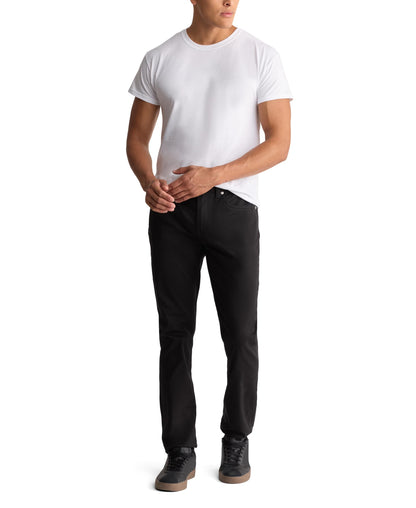 Buffalo David Bitton Men's Slim Black Sateen Pants