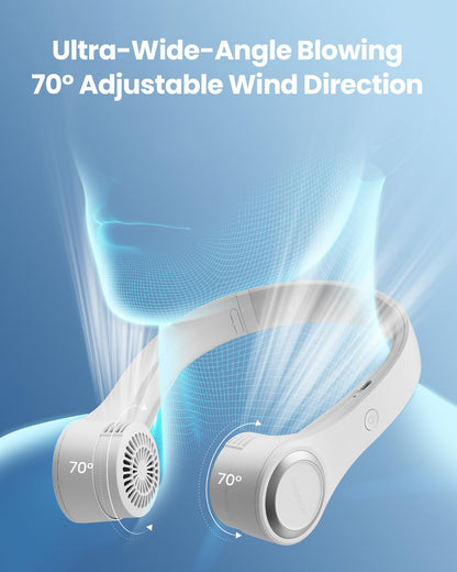Portable Neck Fan with 3 Speed Settings
