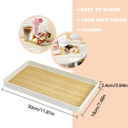 Imitation Wood Grain Breakfast Tray