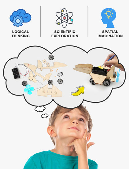 5 in 1 STEM Model Car Kits for Kids