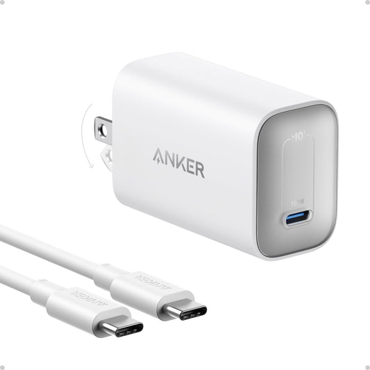 100W Anker Foldable MacBook Charger with Cable