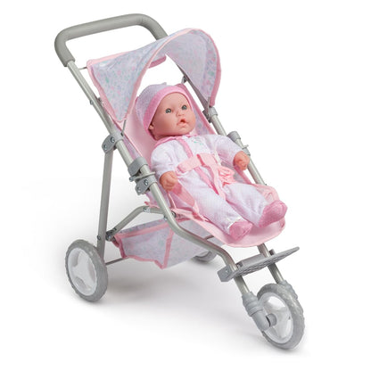 3-Wheel Doll Jogger Stroller for Ages 3+