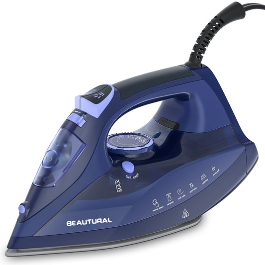 BEAUTURAL Ceramic Steam Iron with Precision Dial