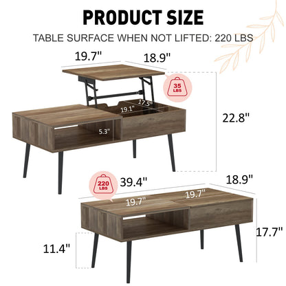 YEAR COLOR coffee table, Brown
