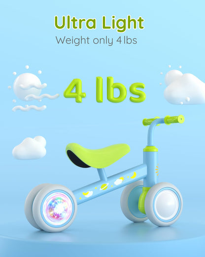 Colorful Toddler Balance Bike for 1 Year Olds