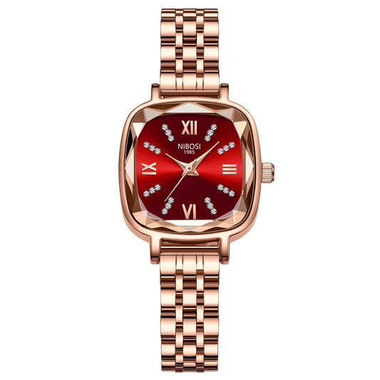 NIBOSI Women's Quartz Square Wrist Watch