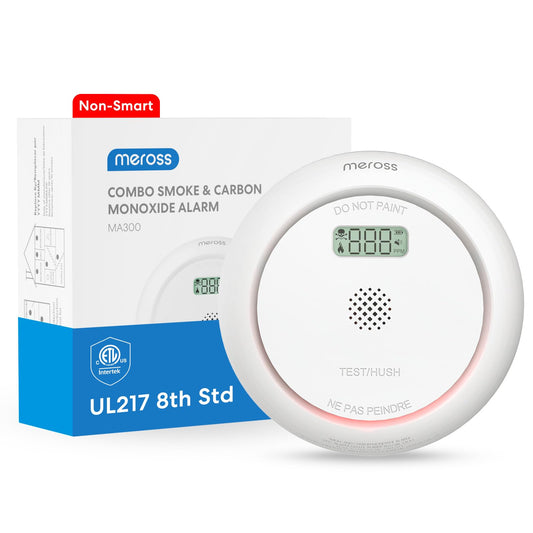 Meross Combination Smoke Carbon Monoxide Alarm Detector