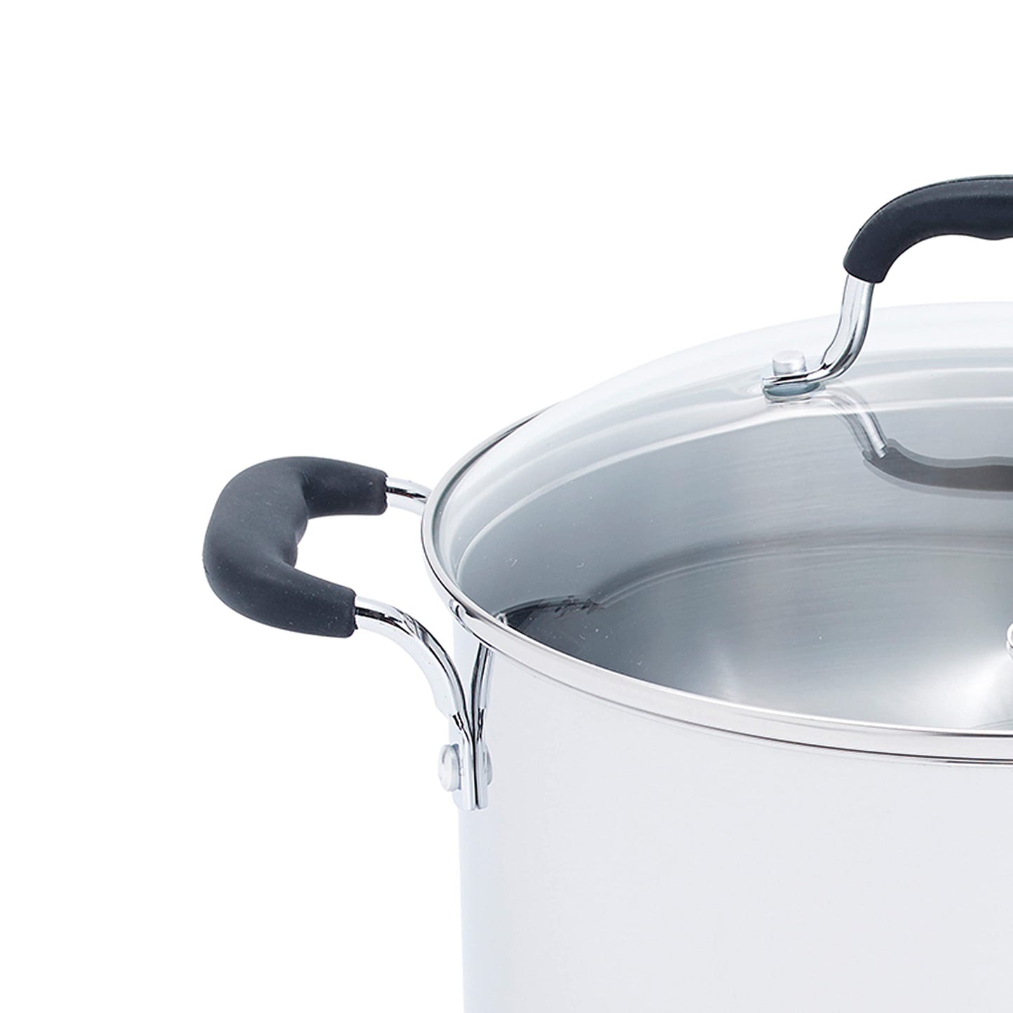 T-fal Specialty Stainless Steel Stockpot 12 Quart Oven Safe 350F Pots and Pans, Cookware Silver