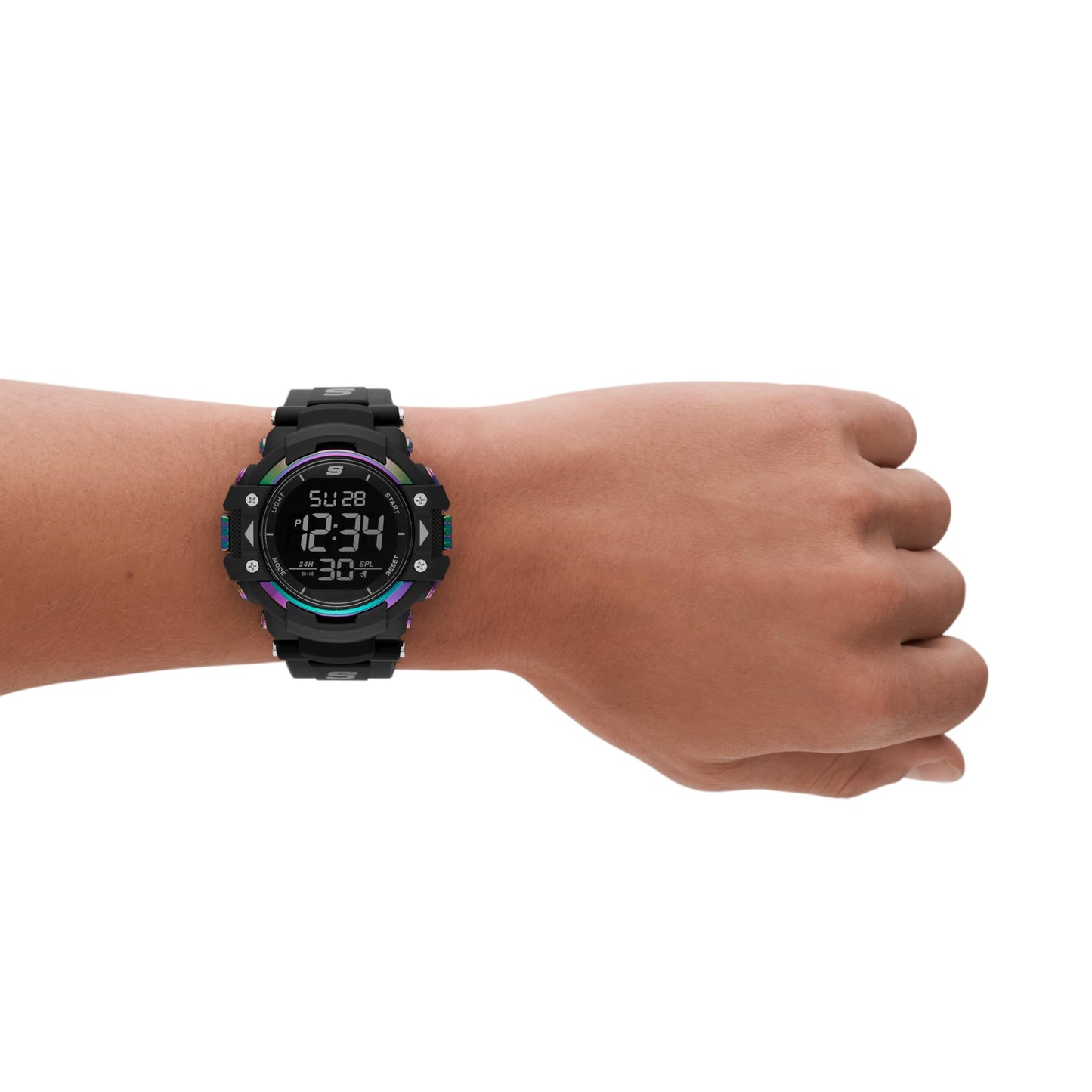 Skechers Men's Black Chronograph Digital Watch