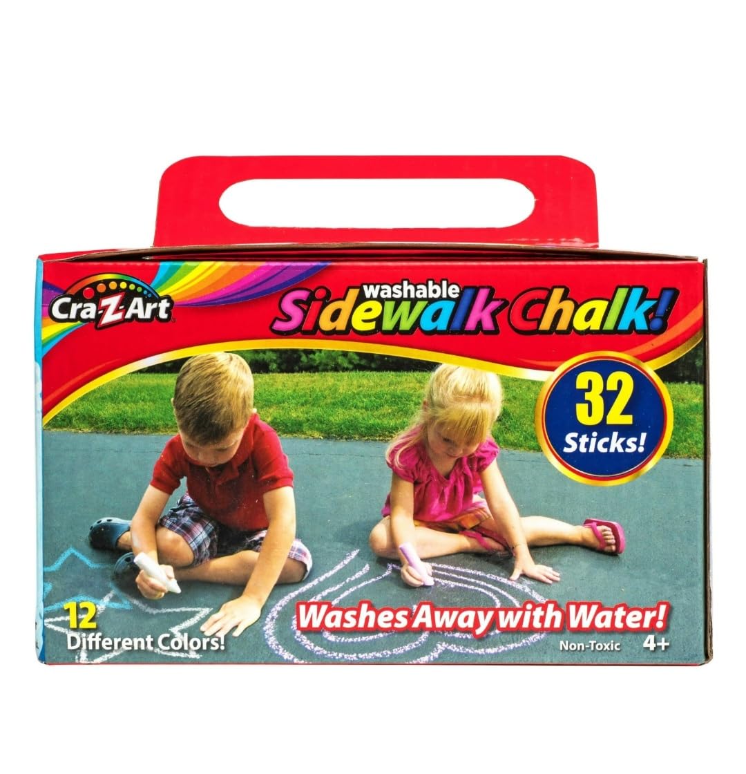 Cra-Z-Art 32 Count Sidewalk Chalk Set