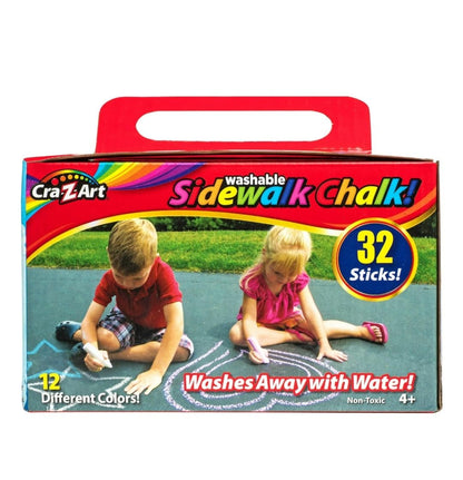 Cra-Z-Art 32 Count Sidewalk Chalk Set