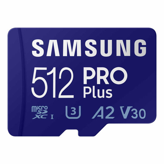 SAMSUNG 512GB PRO Plus microSD Card with Adapter