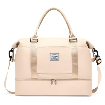Travel Duffel Bag with Shoe Compartment