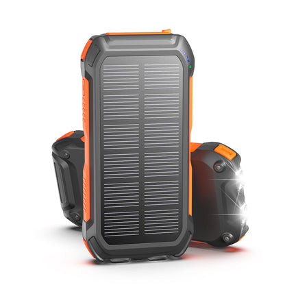 Bilivein Solar Power Bank 26800mAh with Flashlight