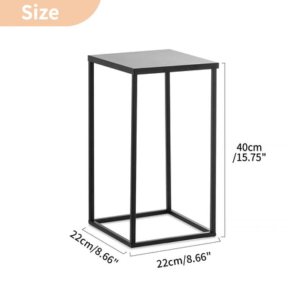 Nuptio Black Cylinder & Square Vases Set