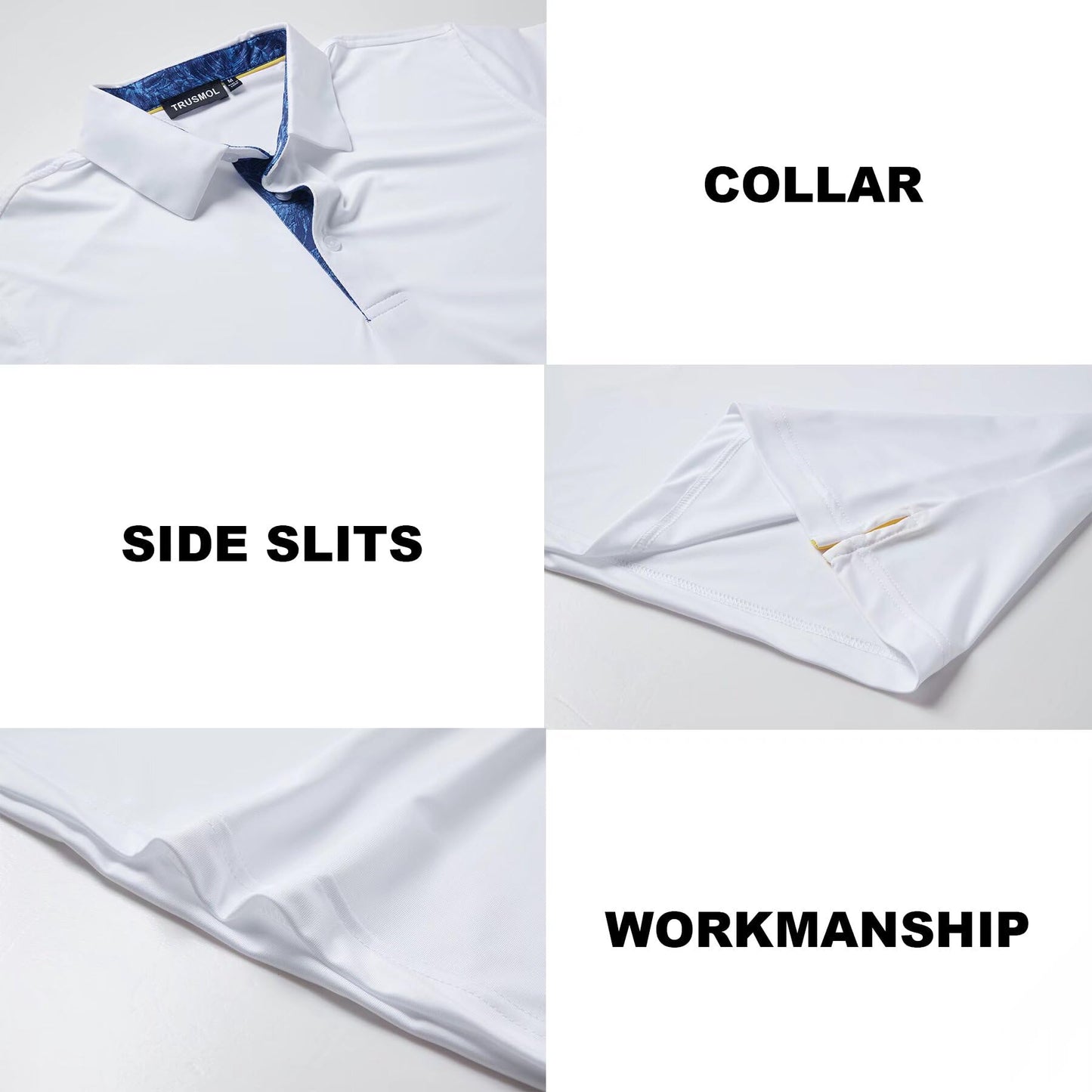 Men's Moisture Wicking Golf Polo Shirt
