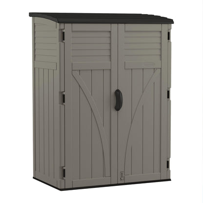 Suncast 54 cu. ft Resin Vertical Lockable Storage Shed, Stoney, BMS5700SB