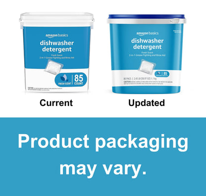 85 Count Amazon Basics Dishwasher Detergent Pacs