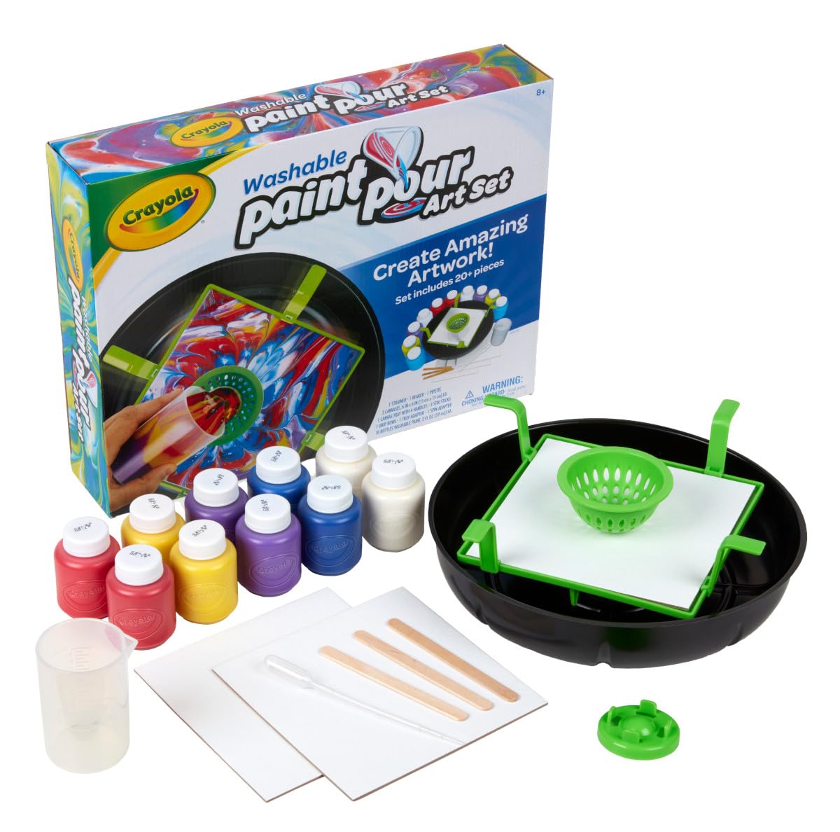Crayola Washable Paint Set for Kids, 20pc
