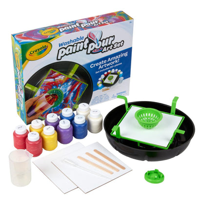 Crayola Washable Paint Pour Set for Kids