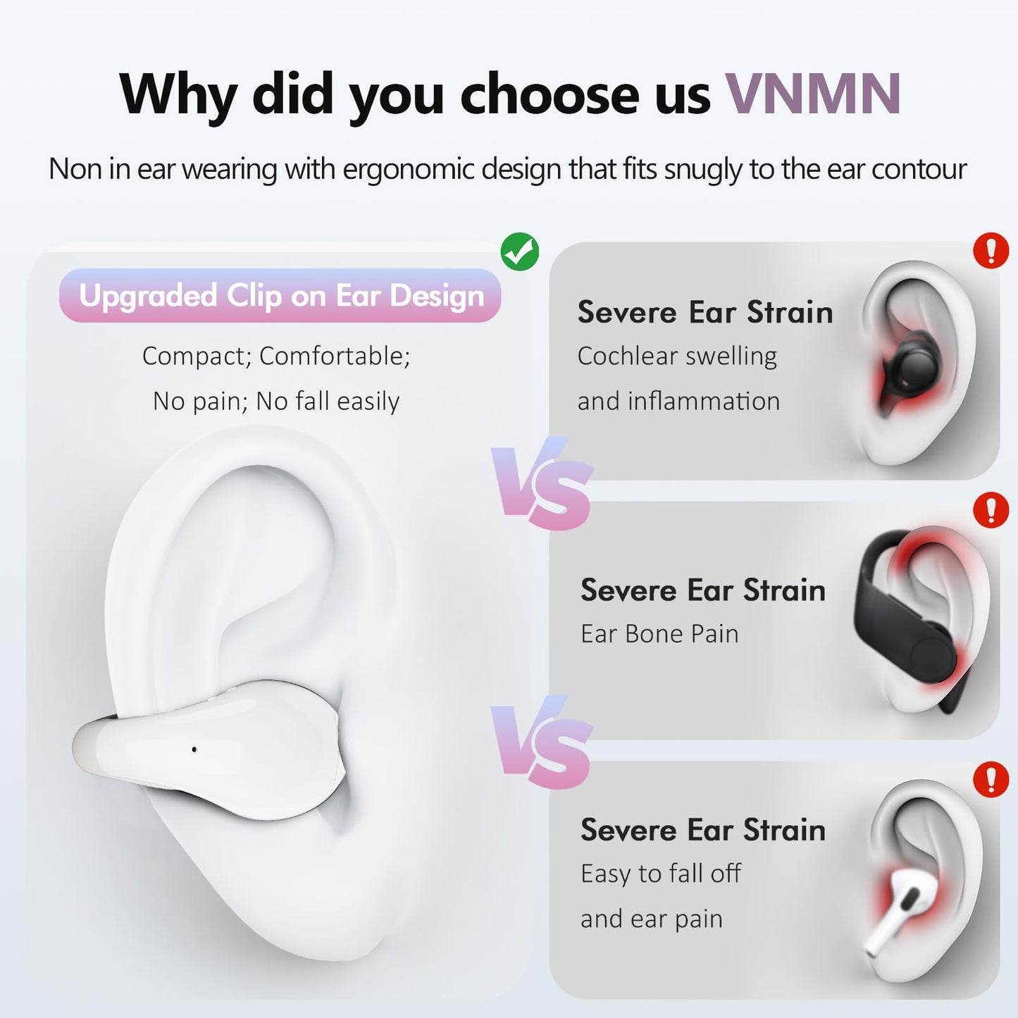 Open Ear Bluetooth Bone Conduction Headphones
