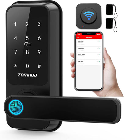 Smart Fingerprint Door Lock with Keypad & Bluetooth