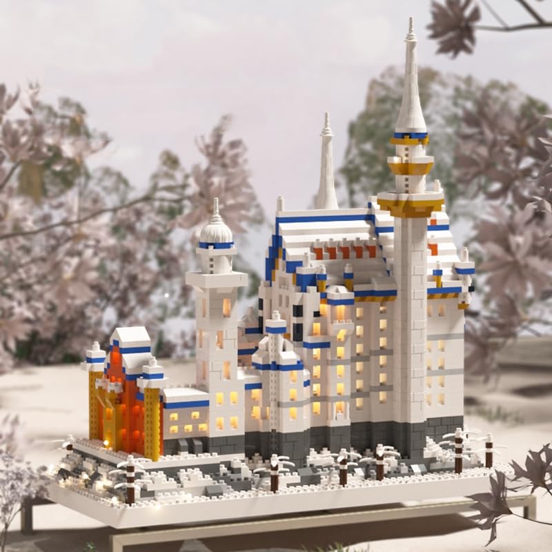 Germany Swan Stone Castle Micro Blocks Set
