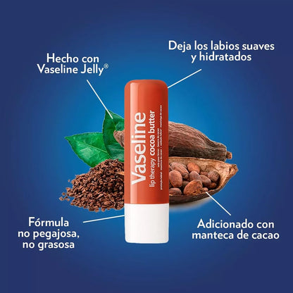 Vaseline Cocoa Butter Lip Therapy Twin Pack