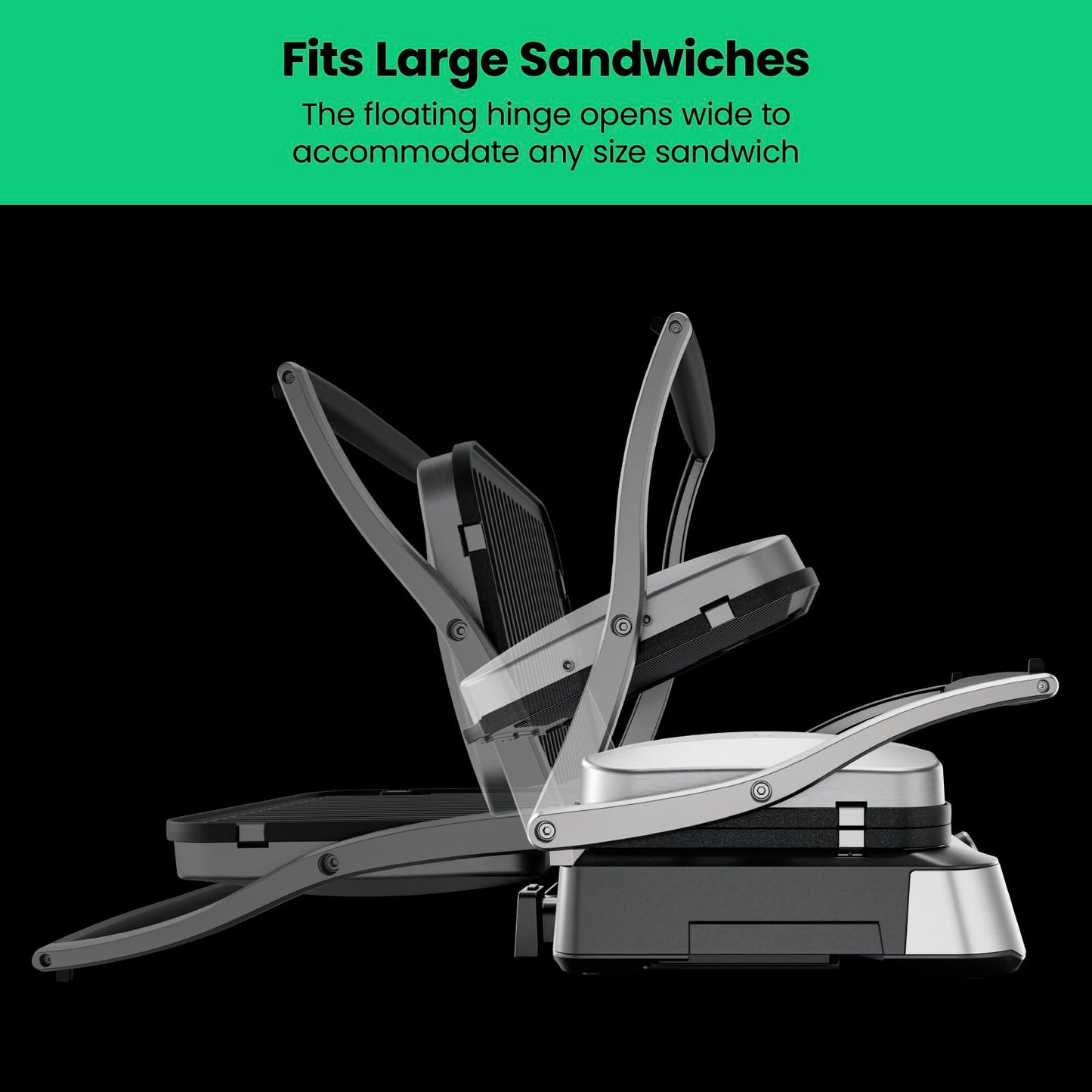 Chefman 5-in-1 Panini Press and Grill Combo