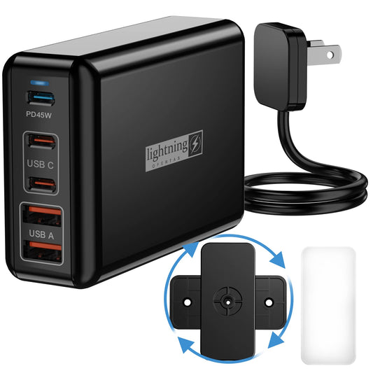 100W Fast Charger USB-C 5-Port Charging Hub