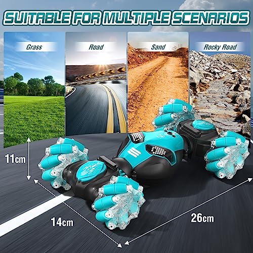 Gesture Sensing RC Stunt Car with Lights & Music