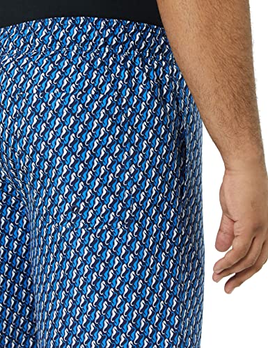 Amazon Essentials Men's 7" Quick-Dry Swim Trunk, Blue Seahorse, Small