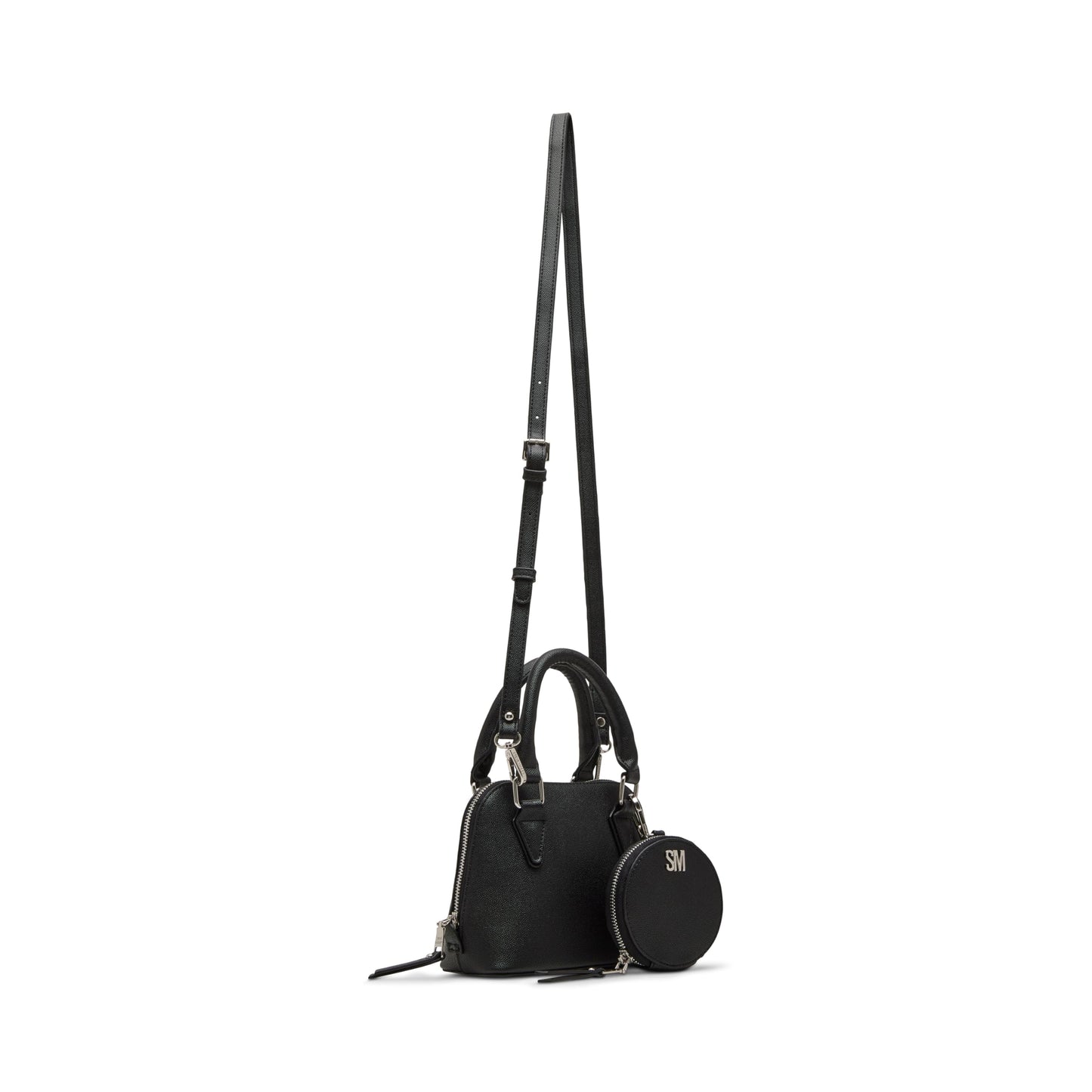 Steve Madden Warren Black Satchel Gift Set