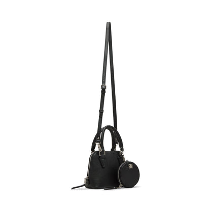 Steve Madden Warren Black Satchel Gift Set