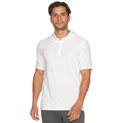 Skechers Men's Godri All Day Polo Shirt, White