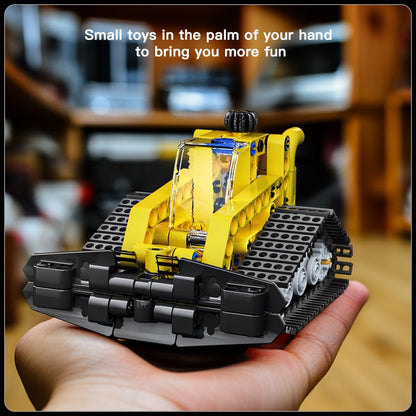 Mould King Snow Groomer Truck Bulldozer Building Toys, Creative STEM Models 24015 Building Blocks Kit, Collectible Ideas Construction Toys Truck Model Snow Groomer for Kids 8+(188PCS)