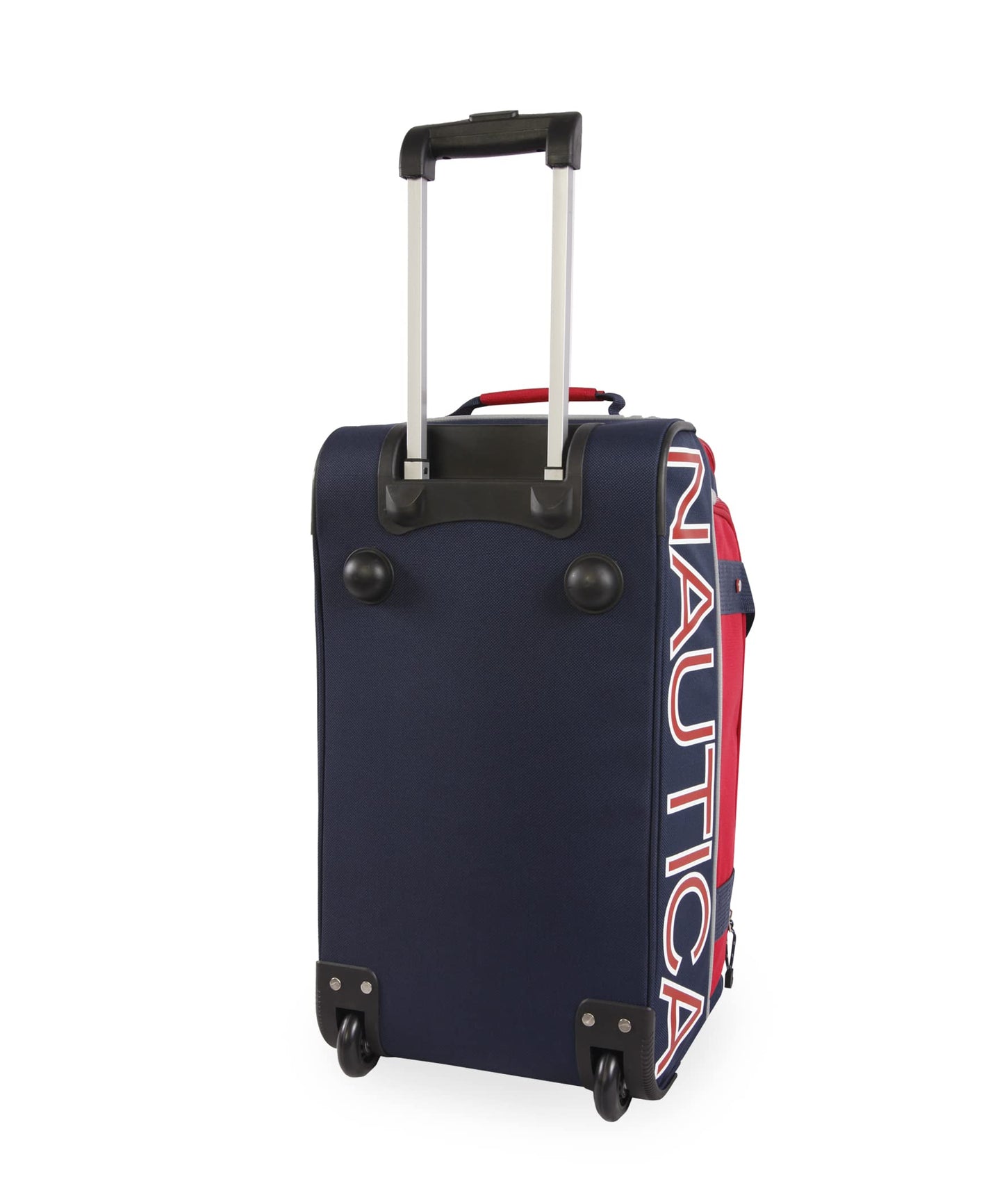 NAUTICA 22" Rolling Duffel Bag - Red/Navy