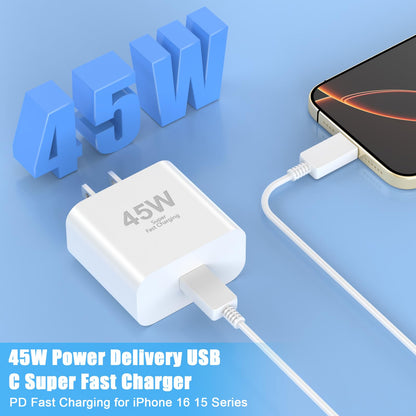 iPhone 16 Pro Max Fast Charger 10FT Cable