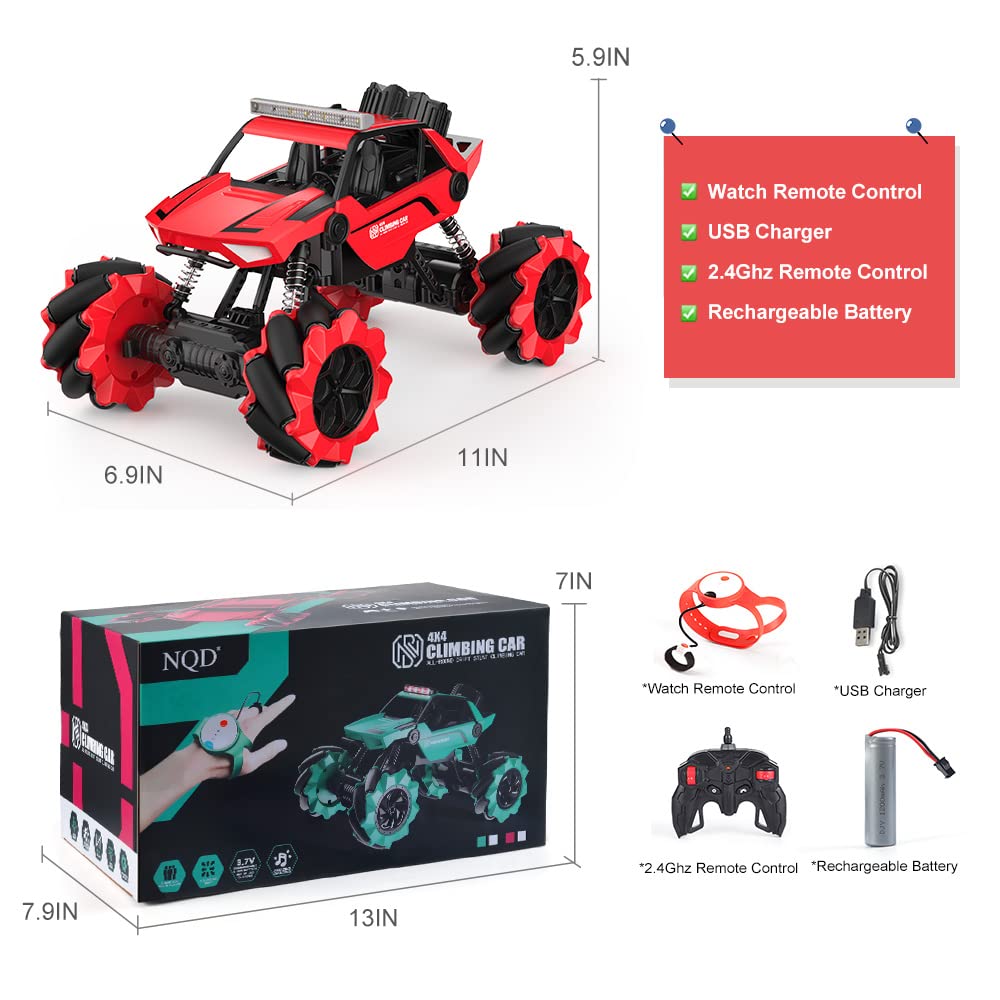 NQD 4WD Gesture Remote Control Stunt Car