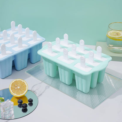 Silicone Popsicle Molds, 9 Reusable Ice Pop Makers