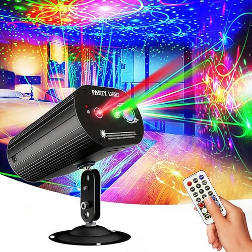 DJ Disco Party Lights Sound Activated Stage Projector
