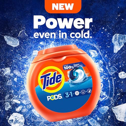 ADD 2 TO YOUR CART ❗ Tide PODS Laundry Detergent Pacs, Original Scent, 112 Count, Powerful 3-in-1 Clean in one Step, HE Compatible