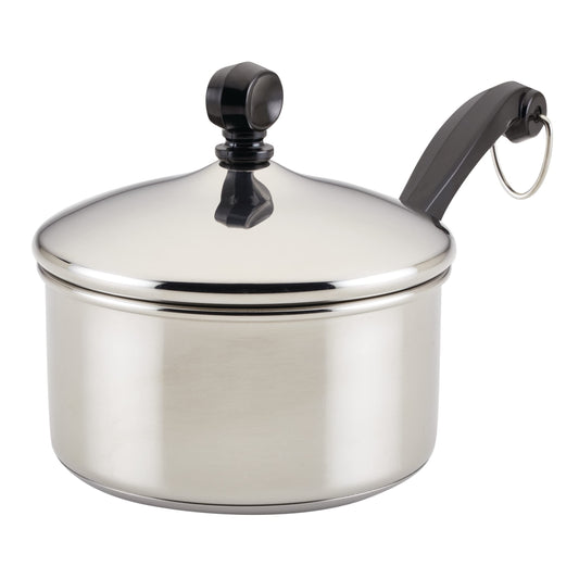 1 Quart Farberware Stainless Steel Sauce Pan with Lid