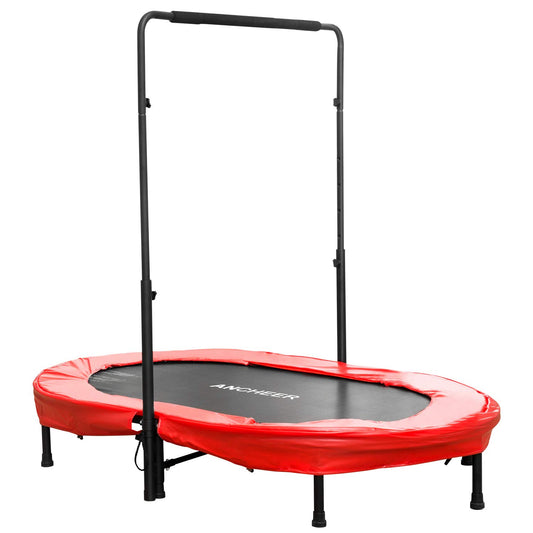 ANCHEER 56" Kids Trampoline with Adjustable Handle
