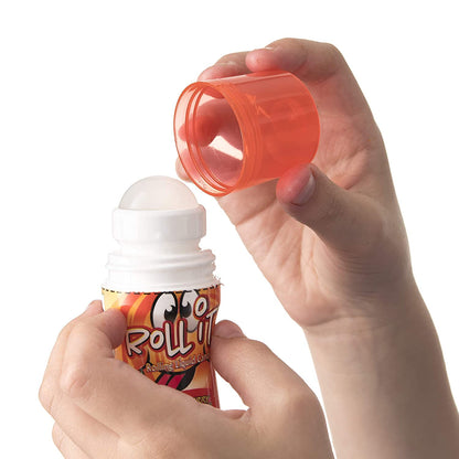 Zazers Sour Rolling Liquid Candy, Cherry Flavored Sour Candy - 3 Pack of Roll-It Bottles - Gluten-Free and No Coloring Added (Kosher 1.35 OZ. each Bottle)