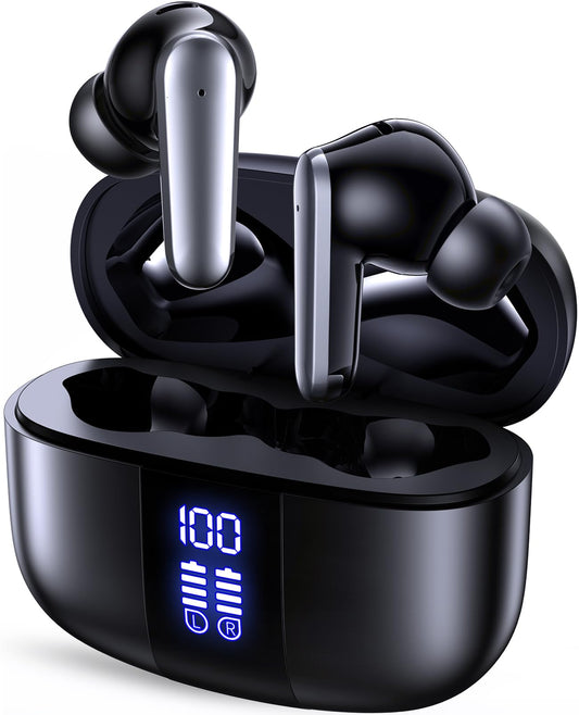 Wireless Earbuds with Deep Bass & Noise Cancelling