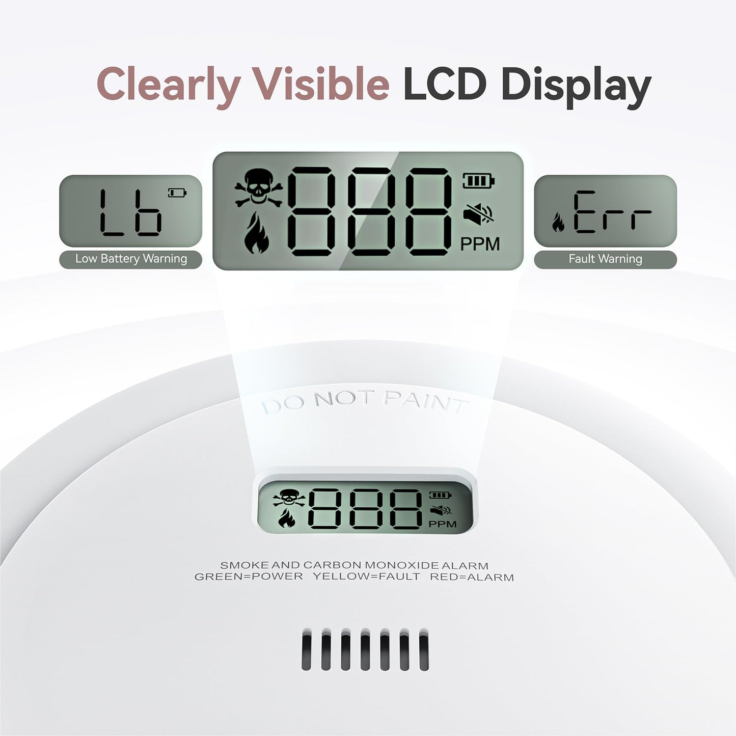 Smoke and Carbon Monoxide Detector Combo 5-Pack