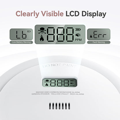 Smoke and Carbon Monoxide Detector Combo 5-Pack