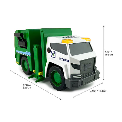 Mighty Fleet 15" Motorized Garbage Truck Toy
